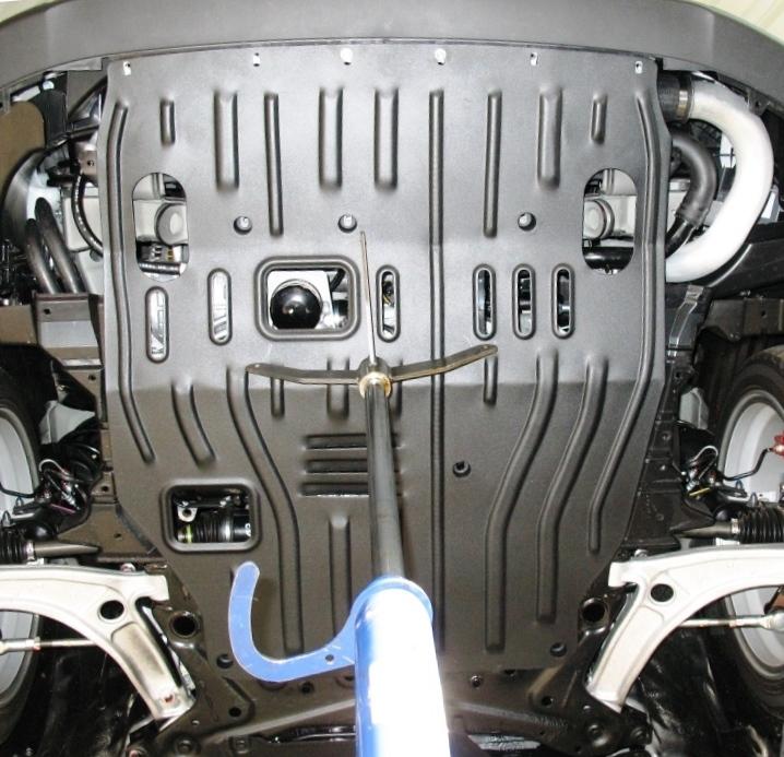 4730MITSUBISHI Lancer Evolution X 2,0MТ АКПП 2008- Захист моторного відсіку та КПП