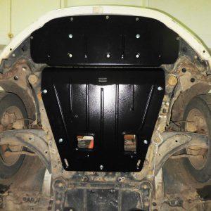 NISSAN Leaf замість штат. пластика 2010-2018- Захист моторного відсіку та КПП NISSAN Leaf вместо штат. пластика 2010-2018- Защита моторного отсека и КПП