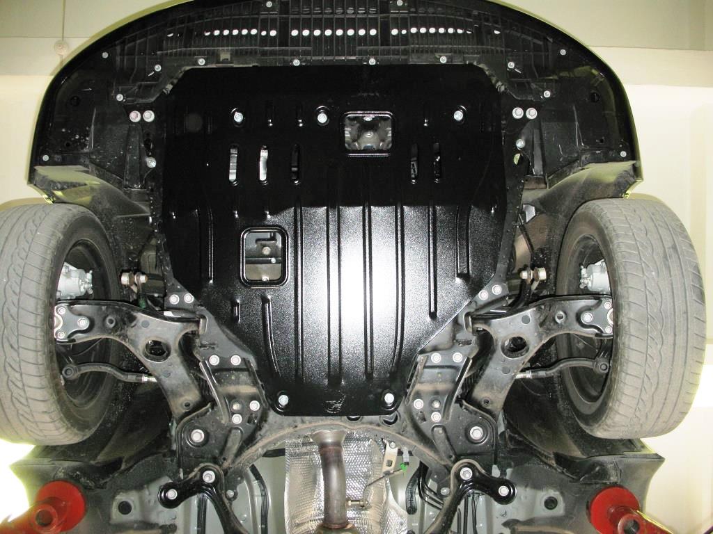 6218TOYOTA Auris 1,6 1,4D 2,0D АКПП/МКПП 2007-2012 Захист моторного відсіку та КПП