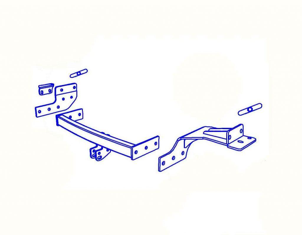 HYUNDAI Santa Fe (докатка) 2020- Фаркоп