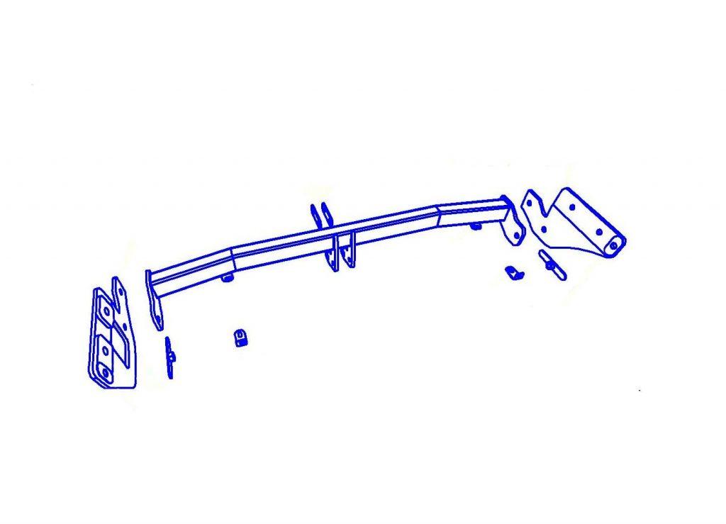 HYUNDAI Venue 2019- Фаркоп пiд вставку