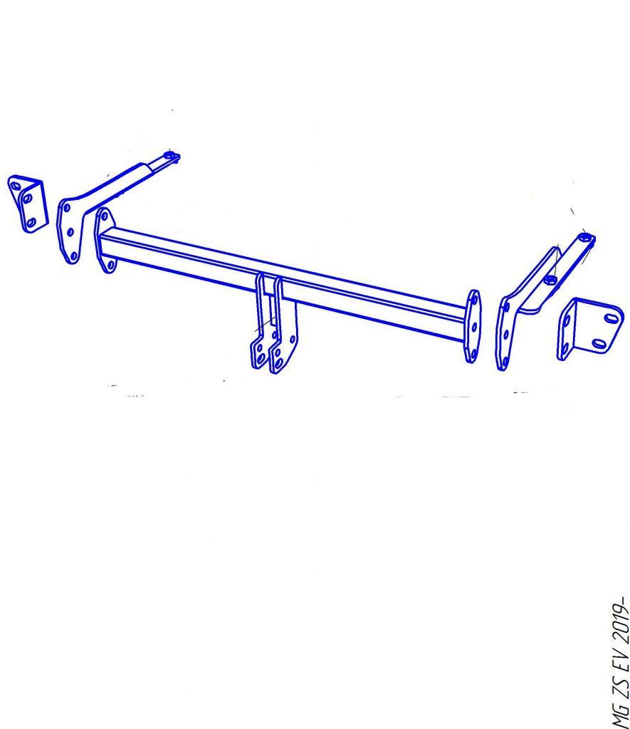 MG ZS EV 2019- Фаркоп