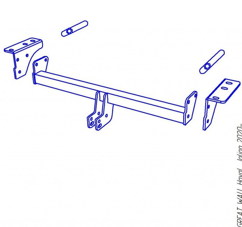 GREAT WALL Haval Jolion 2020- Фаркоп под вставку