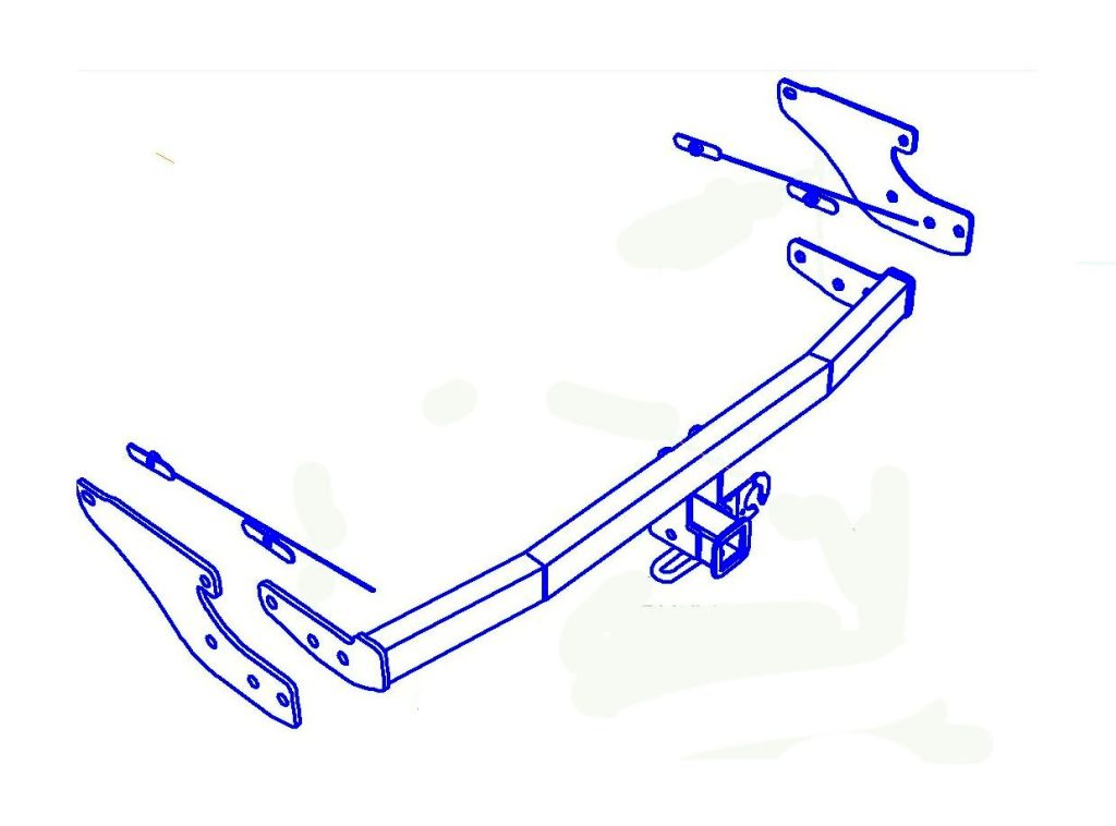 RENAULT Espace V 2014-2020 Фаркоп под вставку